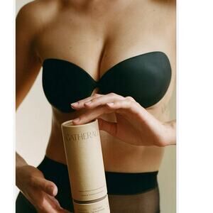 Gatherall DD Backless Silicone Adhesive Bra Strapless Reusable Nude NIB